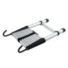 Gurdtopo 10.5 FT Collapsible Telescopic Extension Ladders Aluminum With Hooks