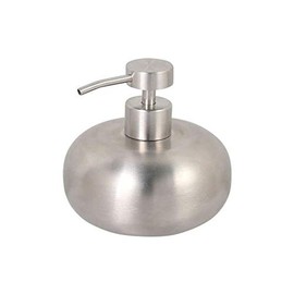 Dulton Refill Container Stainless Steel Soap Dispenser, Height 110 x Diameter 115 mm, STAINLESS STEEL SOAP DISPENSER K755-921