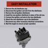 REVOTUNE Ignition Distributor with Cap and Rotor for Honda CR-V