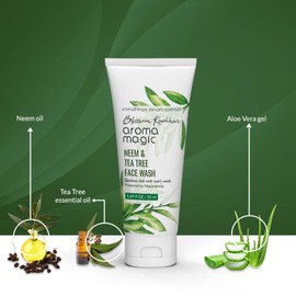 Aroma Magic Neem and Tea Tree Face Wash, 100ml