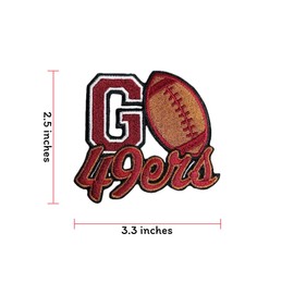 Generic San Francisco Embroidered Sew on Patch - Iron on Patches for Animal Lovers, Indian Wildlife Lovers - Environment Emblem for Jackets, Jeans, Backpacks, Hats and Shirts