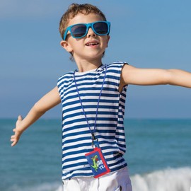 Zercart Kid Wallets，Toddler Wallets with Lanyard Zippered Coin Pocket，Cute Cartoon Wallet with Zipper for Kids，Trifold Sports Wallet ，Slim Wallet for Kids for Children Teenager Birthday Gift