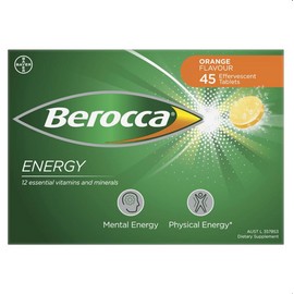 Berocca Energy Orange 45 Effervescent Tablets