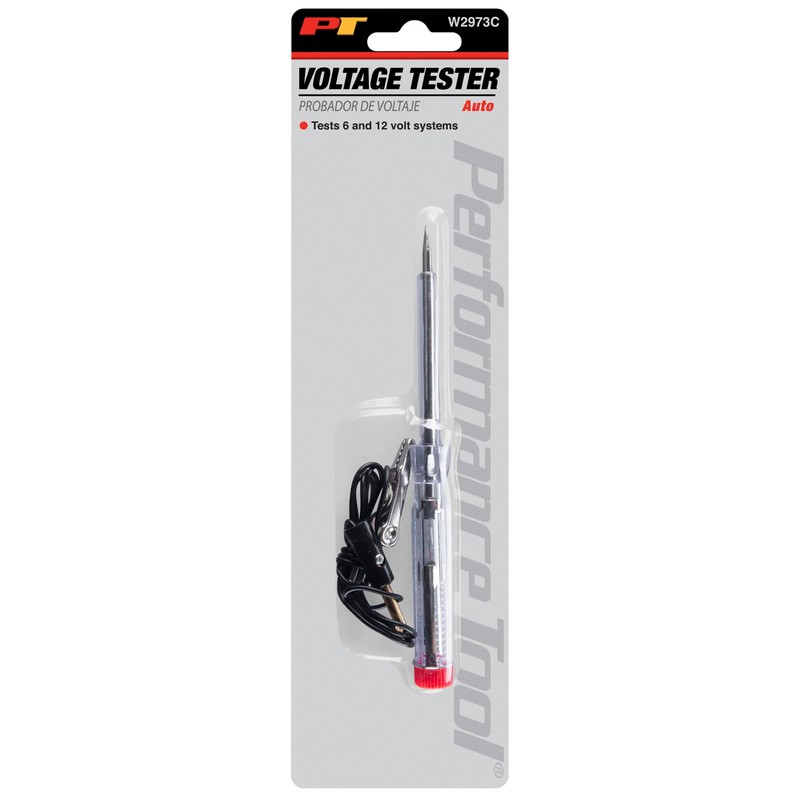 Performance Tool W2973C Economy Circuit Tester (6V-12 Volt) With 2-5/8-Inch