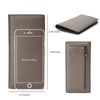 Bveyzi Ultra Slim Thin Leather RFID Blocking Credit Card Holder