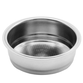 SYOWADA 51mm Stainless Steel Coffee Filter, Single Cup Double Layer Pressurized Filter Basket, Coffee Filter Basket for Household Milk Tea Shop Bar Coffee Shop
