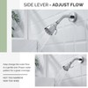 Angle Simple High Flow Shower Head, Brass Swivel Joint Adjustable