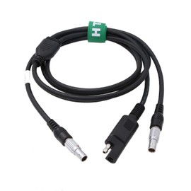 HangTon Trimble GPS Radio Cable R7 R8 4800 R10 SPSx51 GNSS Receiver to PDL450 Pacific Crest PDL LPB Rover A00924A 5pin 7pin SAE, with Power