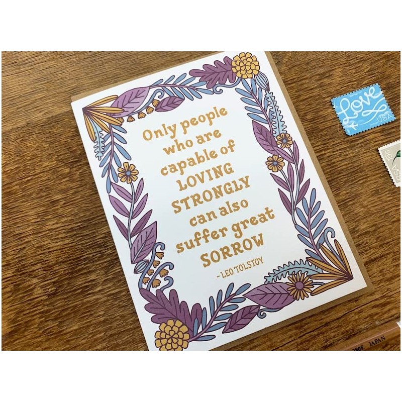 Tolstoy Quote Greeting Card
