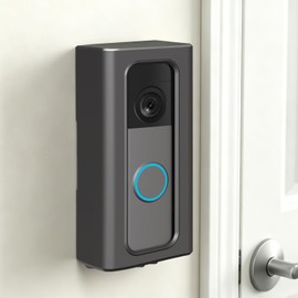 AISVAN Adhesive Mount Bracket, Compatible with Ring Battery Doorbell Pro & Plus 2026, Renter Friendly Doorbell Holder Cover Without Blocking Sensor for Apartment Use No Dril