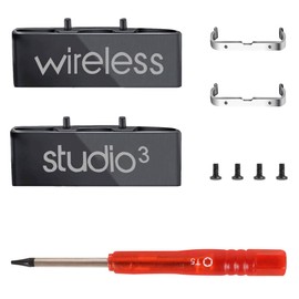 Studio 3 Replacement Hinge as Same as OEM A1914 Replacement Parts Repair Kit Durable Accessories Compatible with Beats by Dre Studio3 (A1914) and Studio Pro (A2924) Wireless Headphones (Black)