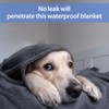 Jasnisy Lover Waterproof Blanket Adult Play 90x80 inch, Grey Bed