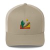 Cactus Sunset Trucker Cap Khaki