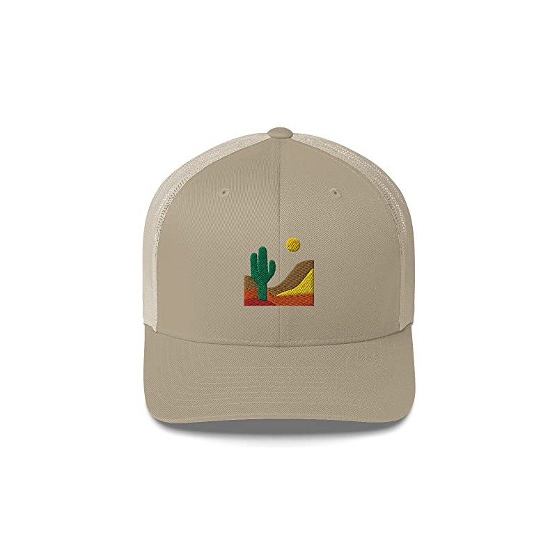 Cactus Sunset Trucker Cap Khaki