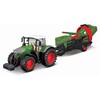 Bburago B18-31666 10CM FENDT 1050 Vario with Cultivator, RED