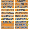 EZ Lettering Car Dealer Windshield Slogans 20 packs, Mix n