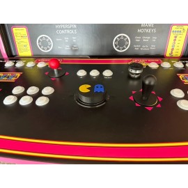 Arcade Mame 3" Trackball Dust Cover Pac-Man FREE SHIPPING - Yellow/Blue