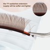 ACTROL YY Eyelashes Extension Lashes Brown C Curl 0.07mm 10mm