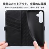 VISOUL Galaxy S25 Silouse, Genuine Leather, S25 Plus Black