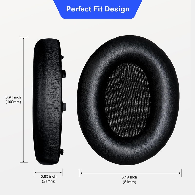 Aurivor Replacement Ear Pads Cushions for Sony XM4 Headphones, WH-1000XM4