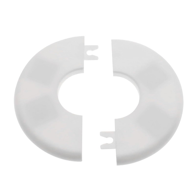 GWYAN 2 Pack Wall Split Flange ABS Round Escutcheon Plate