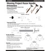 Penn State Industries PKRAHAN Mach3 Compatible Razor Handle Kit Woodturning