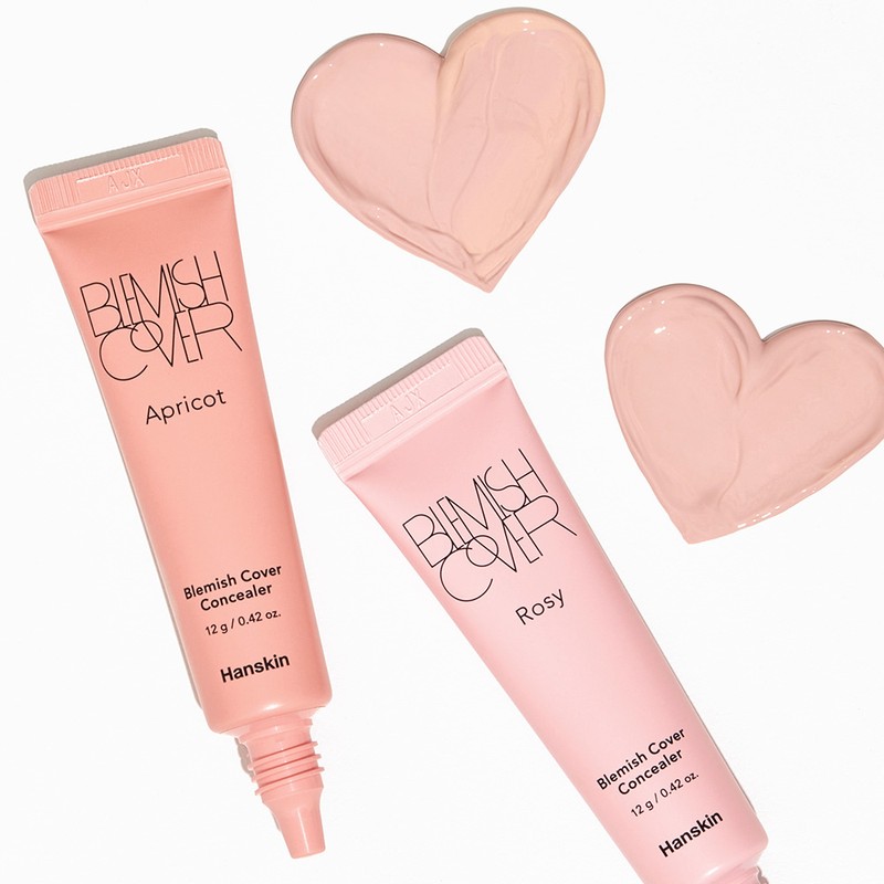 Hanskin Blemish Cover Pink Concealer 12g 1+1 Eye Area Cover