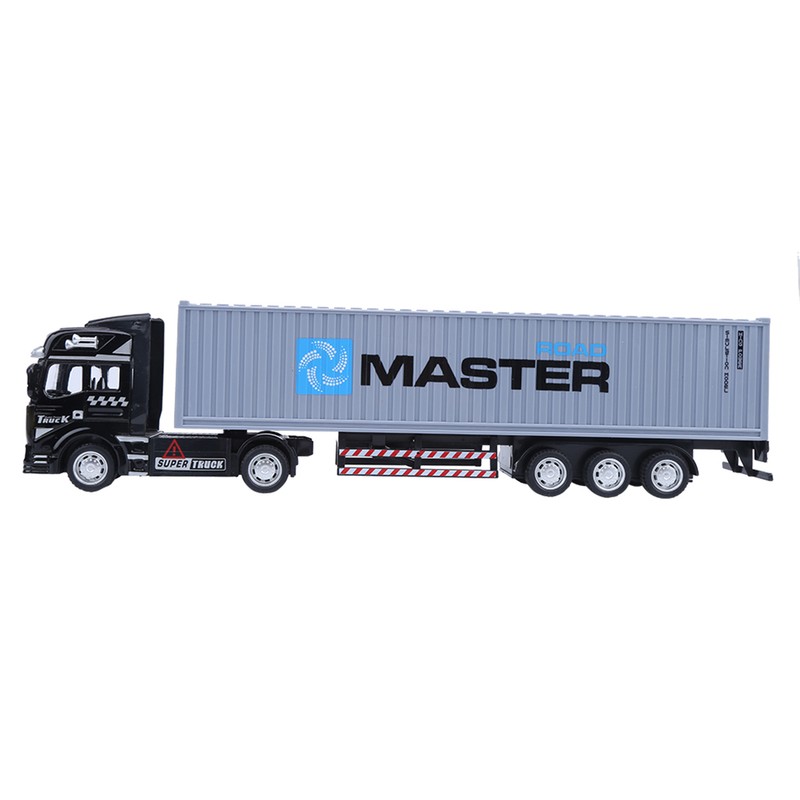 1: 48 Alloy Container Truck Model Toy Highly Simulation Children