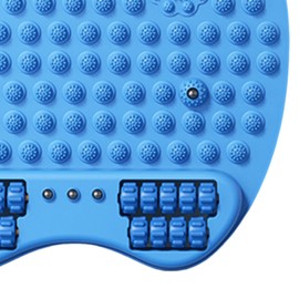 Exercise Foot Massager Acupressure Mat Sensory Pad Lightweight Indoor Running Pad Foot Reflexology Mat for Home Bedroom, Blue