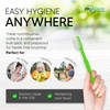 PRUVADE 36 Pack Disposable Toothbrushes with Toothpaste, Built In -