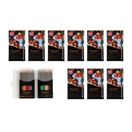 Creative Mark Cezanne Color Pencil Set of 24 Colors - 10 Pack Bulk Colored Pencils for Class, Families, Teachers, Students, Artists