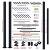 CR Fence & Rail Horizontal Metal Deck Railing, 6ft Wide