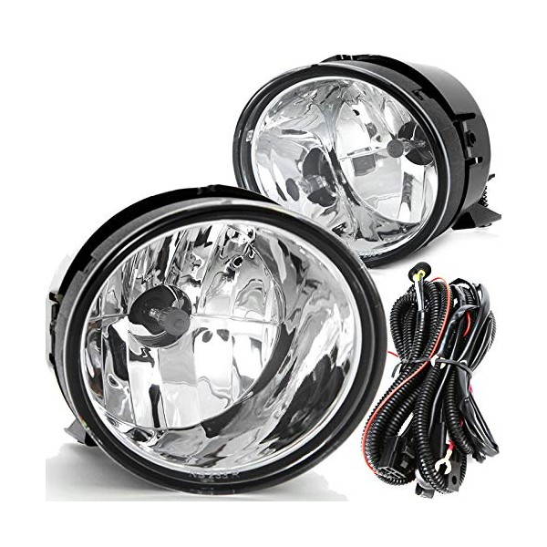 UFRAME Fits 2004-2007 Armada 2004-2015 Titan Clear Lens Fog light