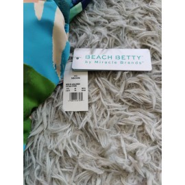 Beach Betty Women's Slimming Control Lace-Up Back One Piece Swimsuit - Beach Betty Multi M