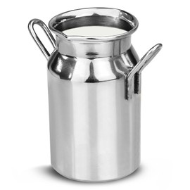 drinkstuff Stainless Steel Mini Milk Churn 4.75oz / 135ml - Novelty Cream Jug for Tea & Coffee Service