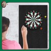 Hahafelt Dart Board Wall Protectors Dart Board Backing Felt Wall