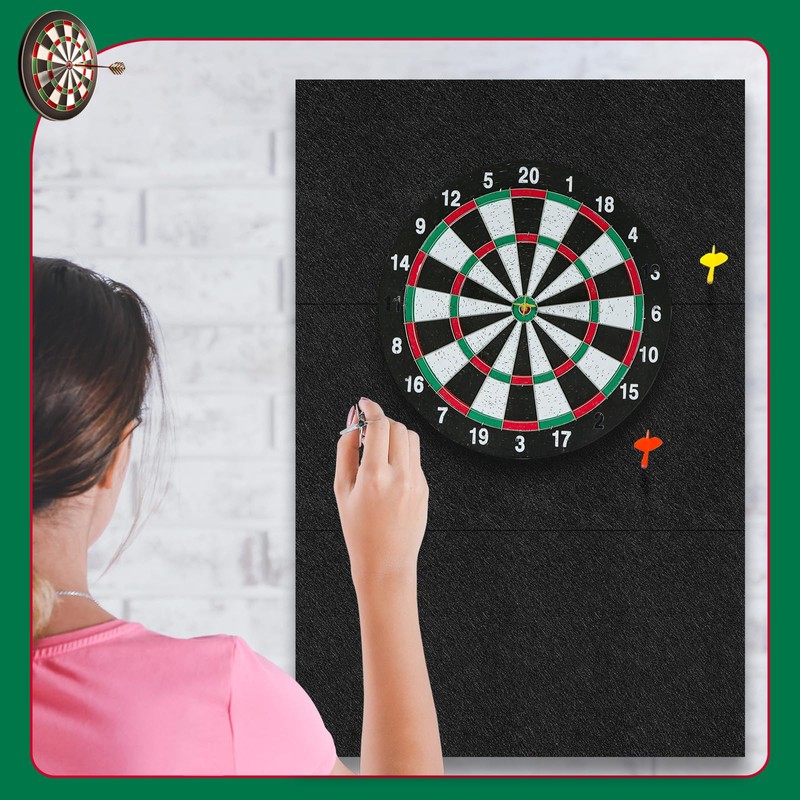 Hahafelt Dart Board Wall Protectors Dart Board Backing Felt Wall