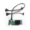 ciciglow NVME SFF-8654 to 2xSFF-8639 24Gbps 12Gbps 80cm NVME SFF-8654
