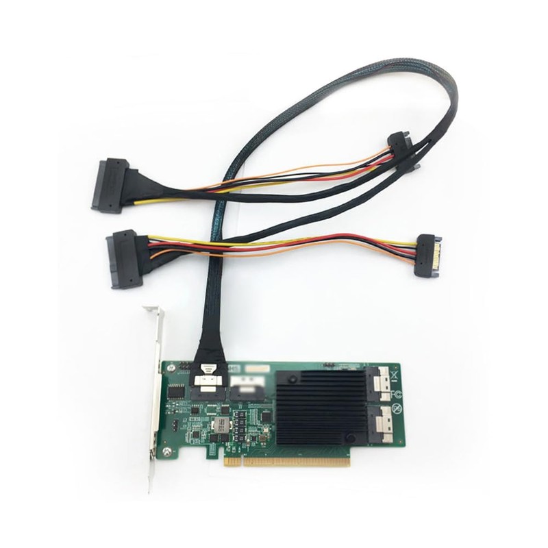 ciciglow NVME SFF-8654 to 2xSFF-8639 24Gbps 12Gbps 80cm NVME SFF-8654