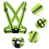 TRIXES Unisex Adjustable High Visibility Vest - Reflective Safety Harness