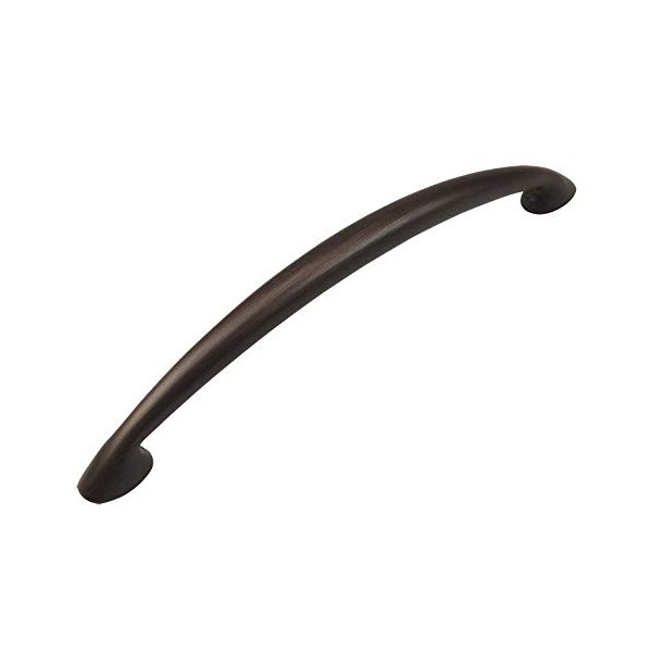 10 Pack - Cosmas 323-128ORB Oil Rubbed Bronze Modern Cabinet Hardware Arch Handle Pull - 5" Inch (128mm) Hole Centers