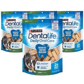 Dental Life Mini Dog Dog Dental Gum Tartar Removal Dog Gum 193g x 4|Purina / 덴탈라이프 미니 독 강아지 덴탈껌 치석제거 개껌 193g x 4개