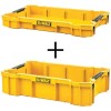 DEWALT TOUGHSYSTEM 2.0 Shallow Tool Tray and TOUGHSYSTEM 2.0 Deep