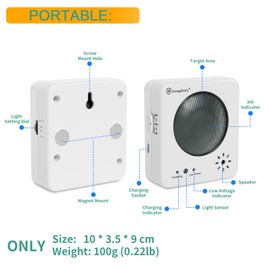 StrongTools 2nd Generation Dry Fire Laser Target Portable Trainer Target Second Gen Dry Fire Training System Compatible with Most of Laser Cartridges…