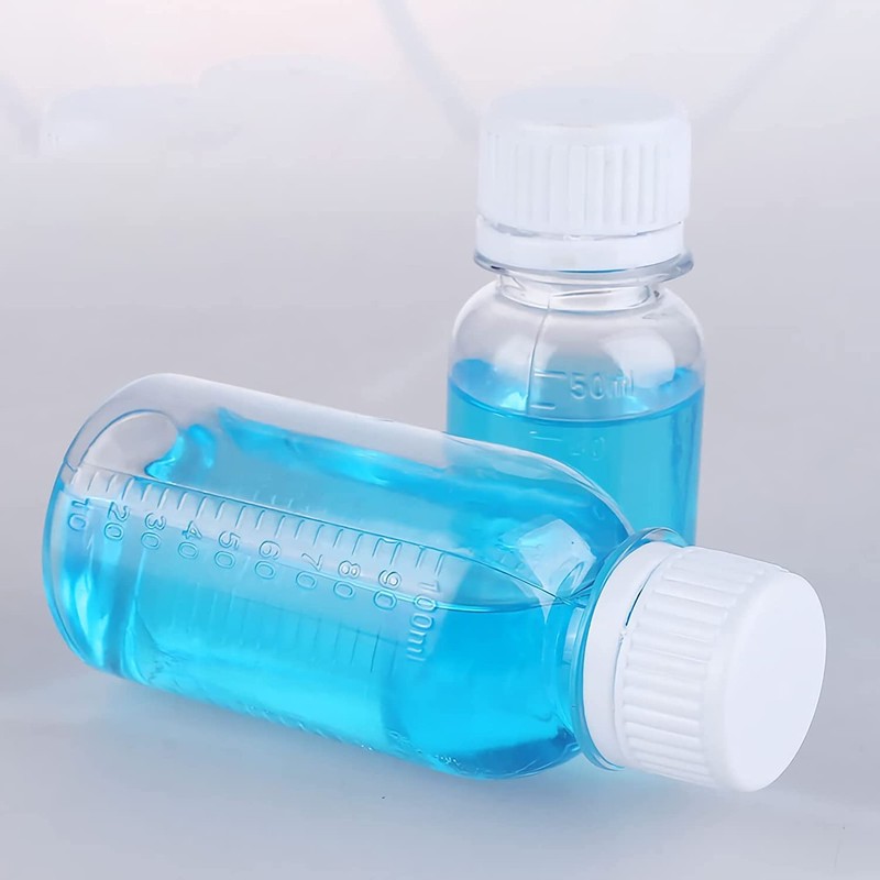 WUWEOT 40 Pack 100ml Clear Plastic Travel Bottles, Empty Refillable