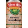 Silver Floss Barrel Cured Shredded Sauerkraut 14.4 Oz (Pack of