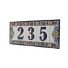 Mini Altea Spanish Ceramic Floral House Number Tiles 7.5 x