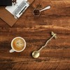 Gold Retro Dragonfly Coffee Spoon Teaspoon Stainless Steel Tableware Creative
