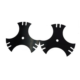 PHUOC LOC THO for (2-Pack) 9"x9" Tri-Point Edger Blade Fits Troy-Bilt TB554 TEB515 781-0748