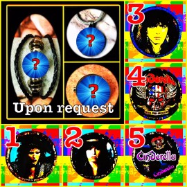 CINDERELLA BAND  NIGHT SONG SET OF THREE  NECKLACE BRACELET PIN